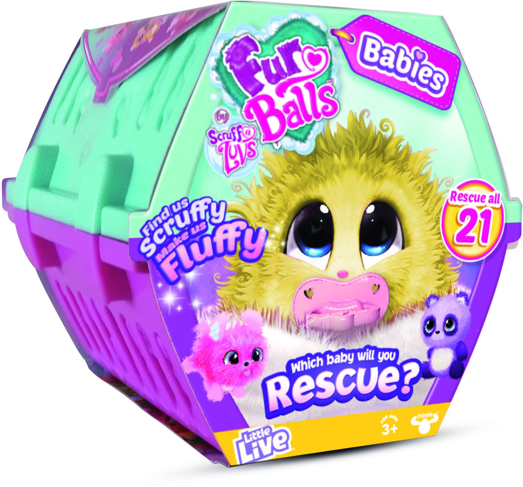 Scruff-a-Luvs Classic Candy Floss Soft Toy - Mini Soft Toy