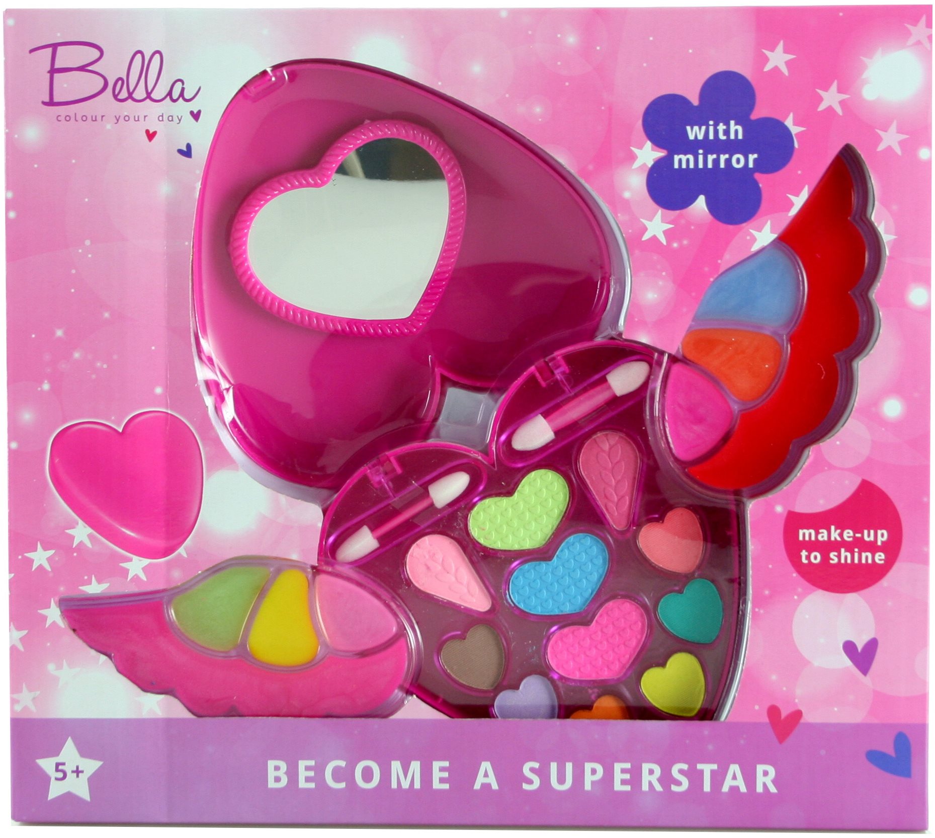 Bella Make-up srdiečko Skrášľovacia súprava