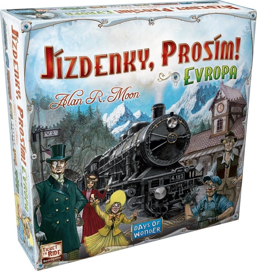 Jízdenky, prosím! Evropa Dosková hra
