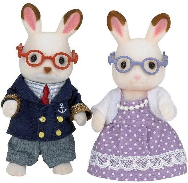 Sylvanian Families Csoki nyuszi nagyszülők Figura