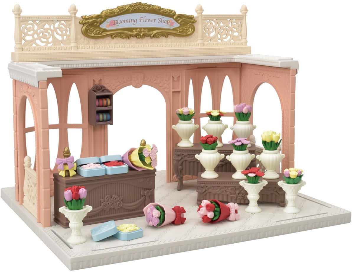 Sylvanian Families City - Blooming Flower Shop Doll House