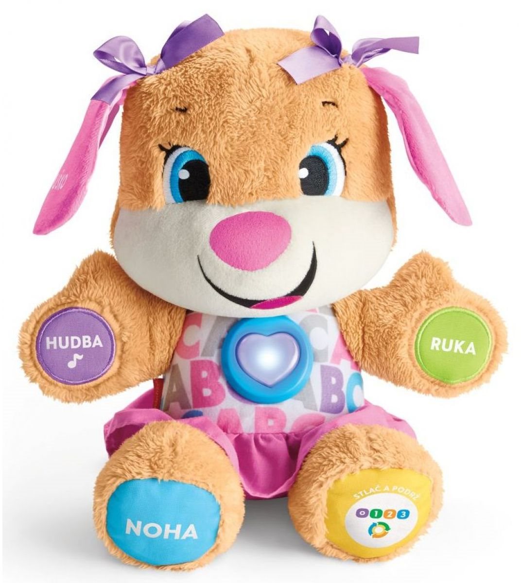 Fisher-price Hovoriaca psíkova sestrička SK Plyšová hračka