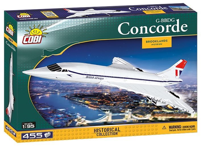 Cobi Letadlo Concorde z Brooklands Museum Stavebnice