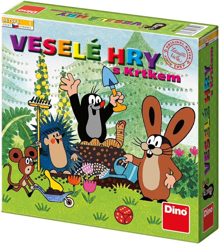 Dino Veselé Hry s Krtkom Spoločenská hra
