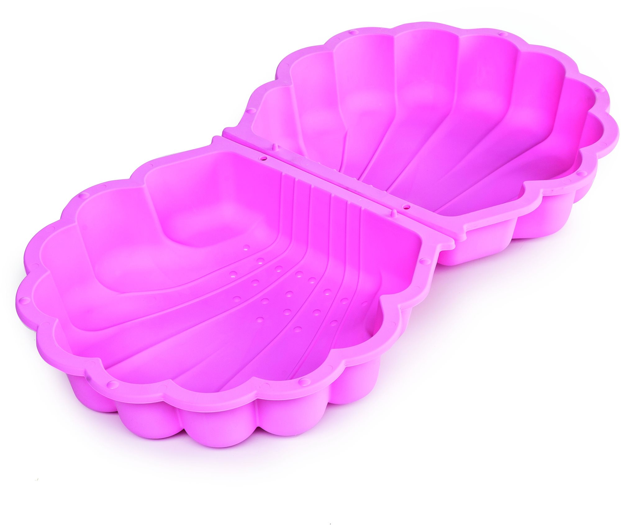 Paradiso Sandmuschel mit rosa Deckel Sandkasten