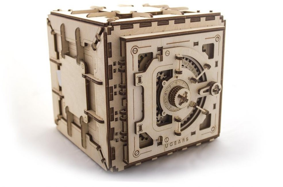 Ugears 3D - Mechanický  trezor Stavebnica