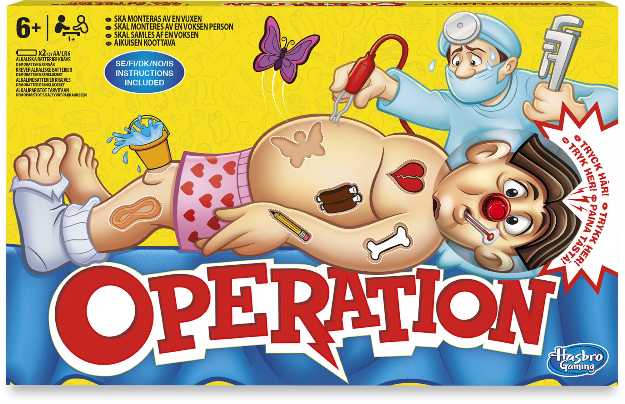 Kinderspiel Operation Brettspiel