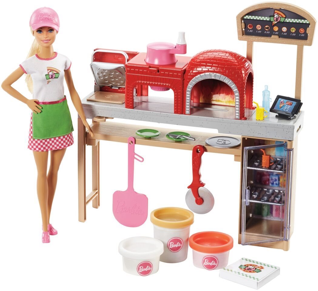 Barbie Cooking&Baking Pizza Play Set Doll