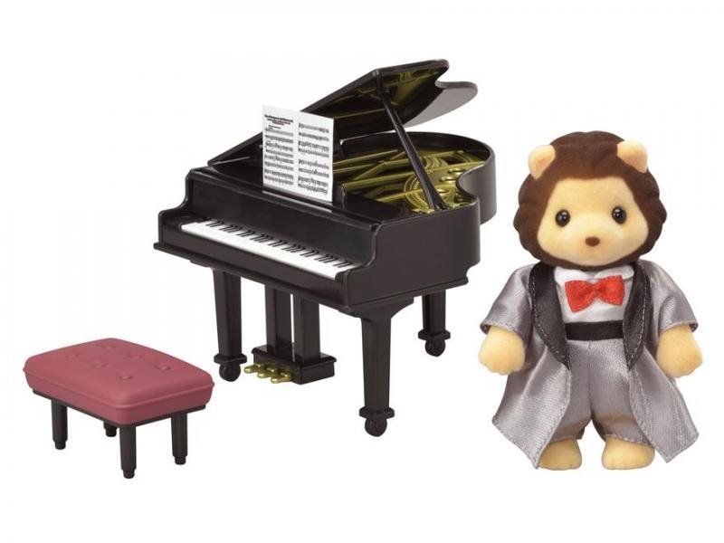 Sylvanian Families City - The Lion Pianist Game Set