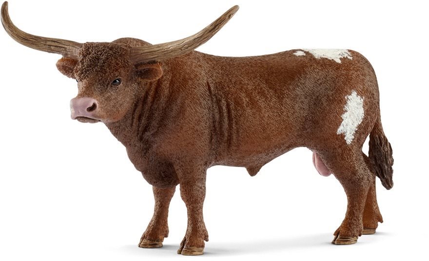 Schleich 13866 Taureau Texas Longhorn Figurine