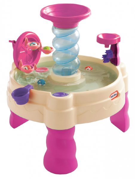 Little Tikes Spirálovitý vodní stůl - růžový 80cm Vodní stůl
