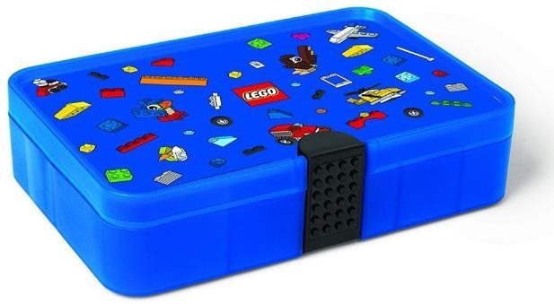 LEGO Iconic Krabička s přihrádkami - modrá Úložný box