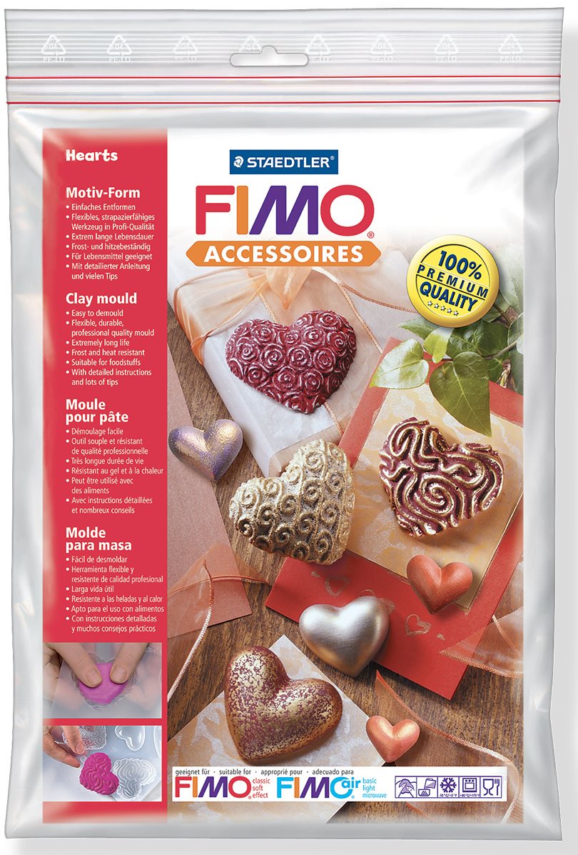 FIMO Silikónová forma Hearts Kreatívne tvorenie