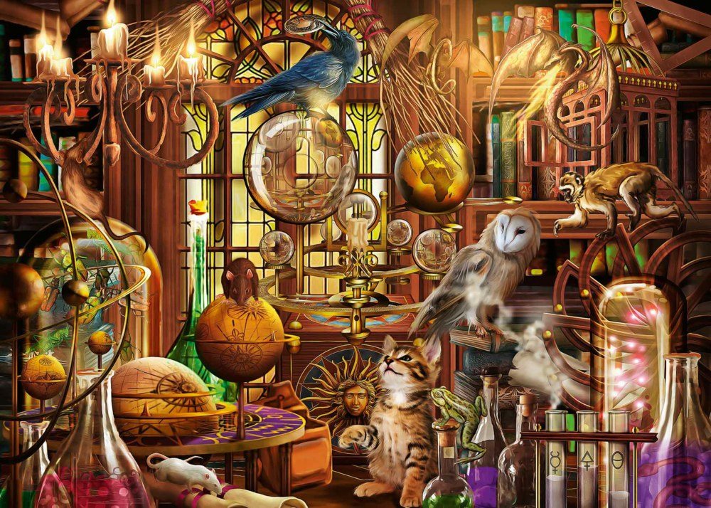 Ravensburger 198344 Merlin's Laboratory Jigsaw