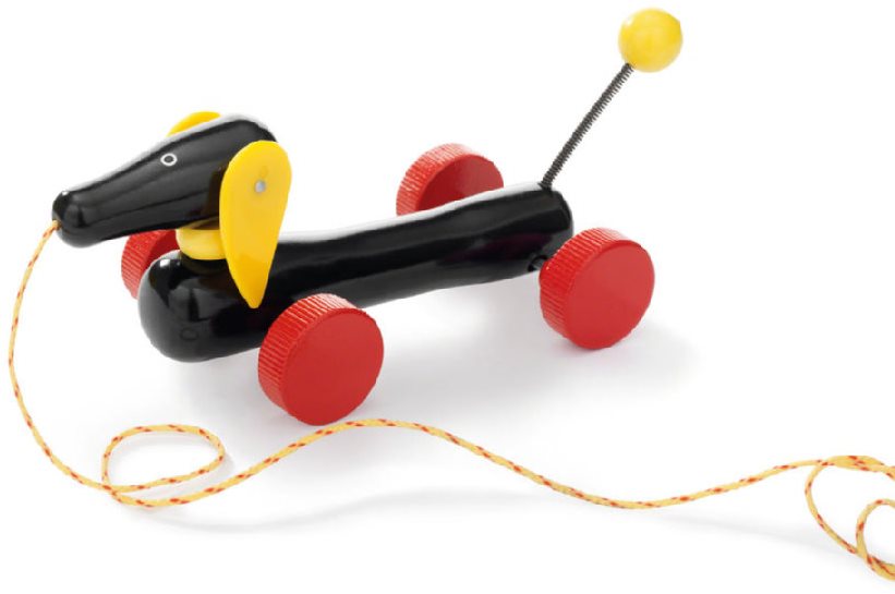 Brio 30332 - Jazvečík Hračka na ťahanie