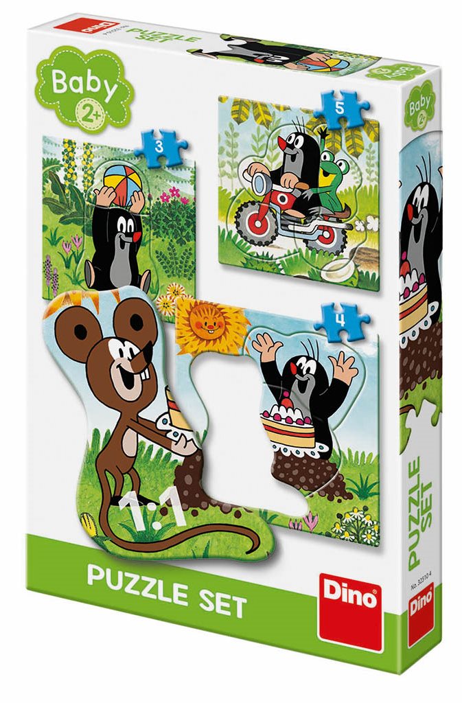 Little Mole in the Meadow 3-in-1 Jigsaw