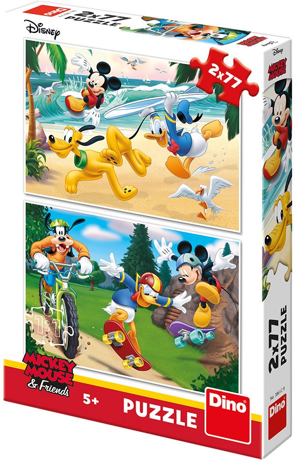 Mickey Playing Sports Jigsaw