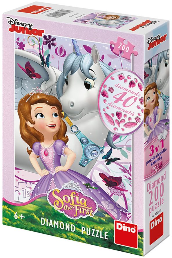 Sofia and a Unicorn - Diamond Jigsaw