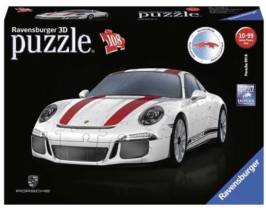Ravensburger 3D 125289 Porsche 911R Puzzle 3D