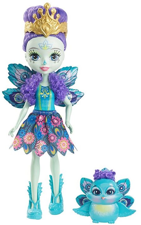 Enchantimals - Bábika so zvieratkom Patter Peacock Bábika