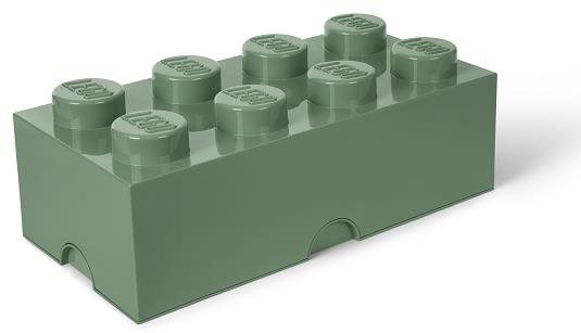 LEGO Úložný box 250 × 500 × 180 mm – army zelená Úložný box
