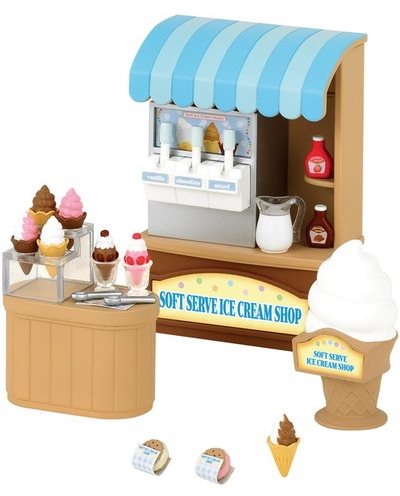Sylvanian Families Ice Cream Shop Figure Accessories