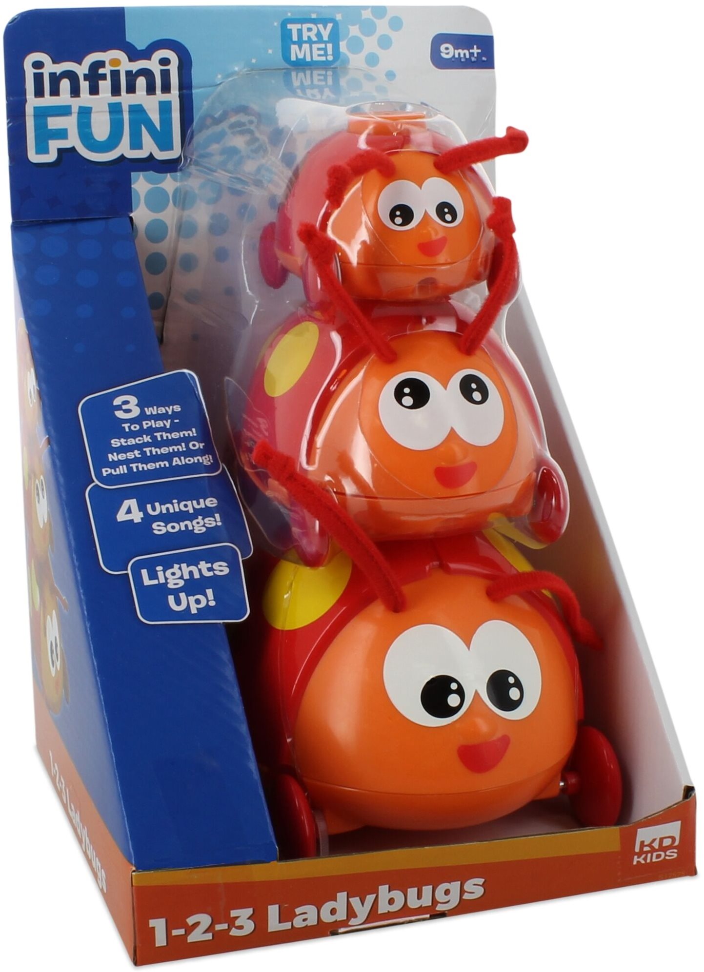 1-2-3 audio ladybirds Musical Toy