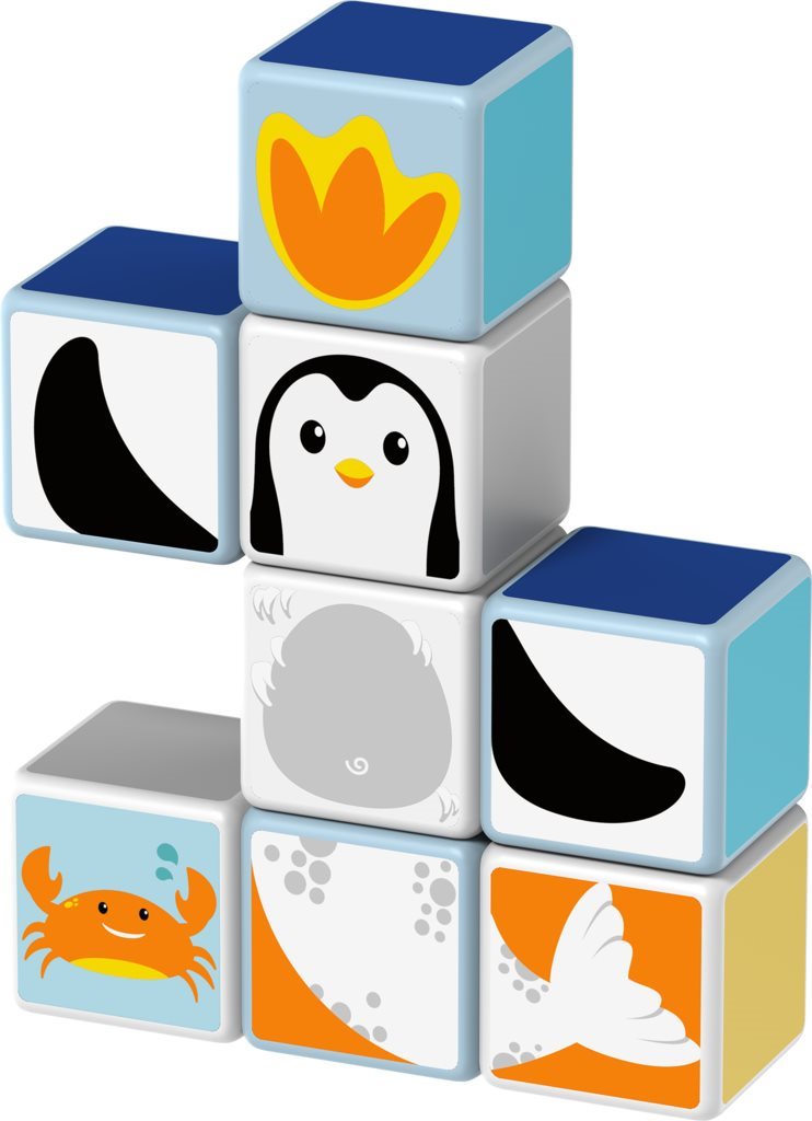 Magicube - Polar Animals Magnetic Building Set