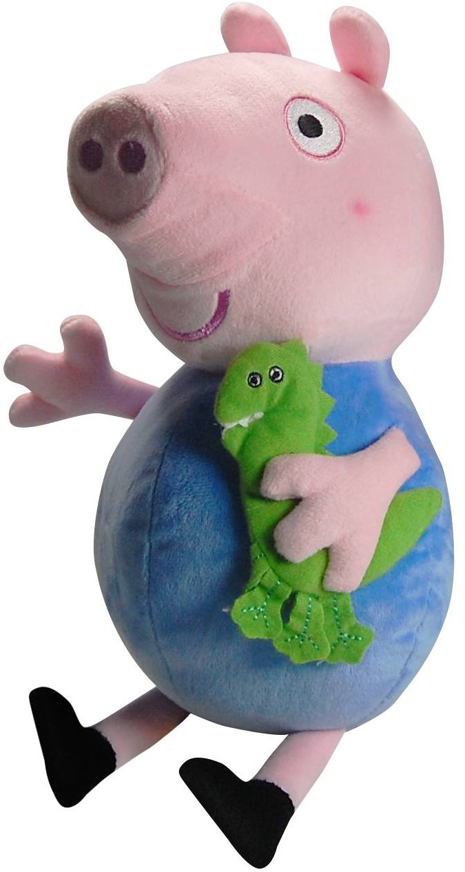 Plush Peppa Pig With A Friend George, 35.5cm Soft Toy
