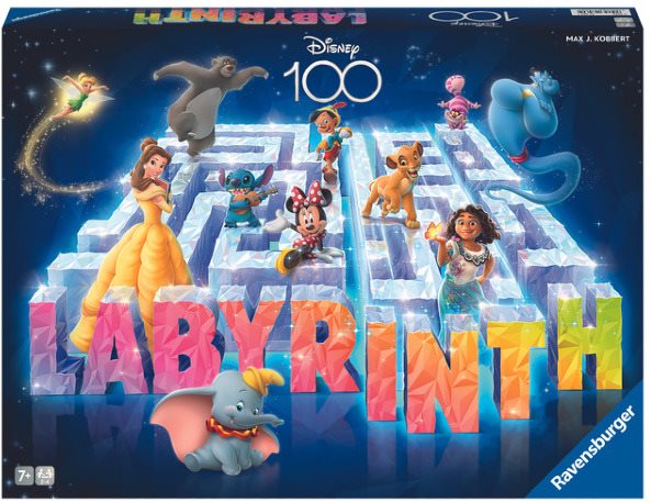 Ravensburger hry 275458 Labyrinth Disney: 100. výročí Desková hra