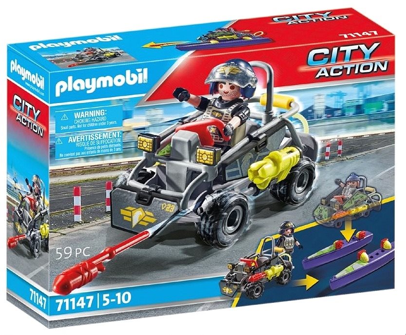 Playmobil SWAT - Terepjáró quad 71147 Építőjáték