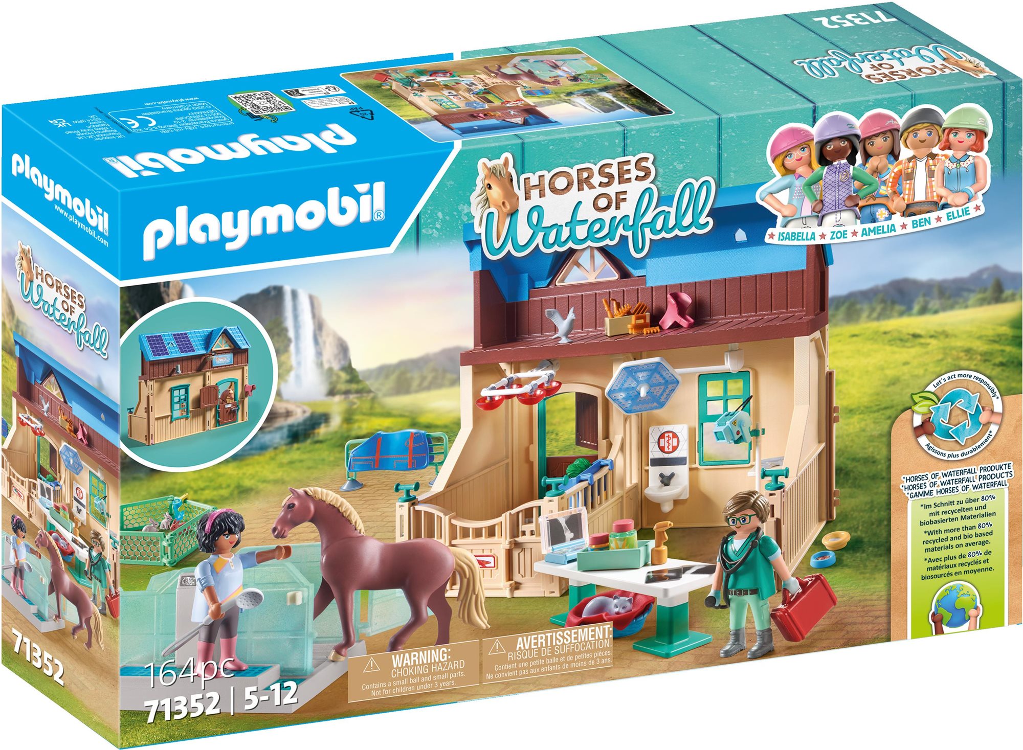 Playmobil 71352 Lovasterápia és állatorvosi rendelő Építőjáték