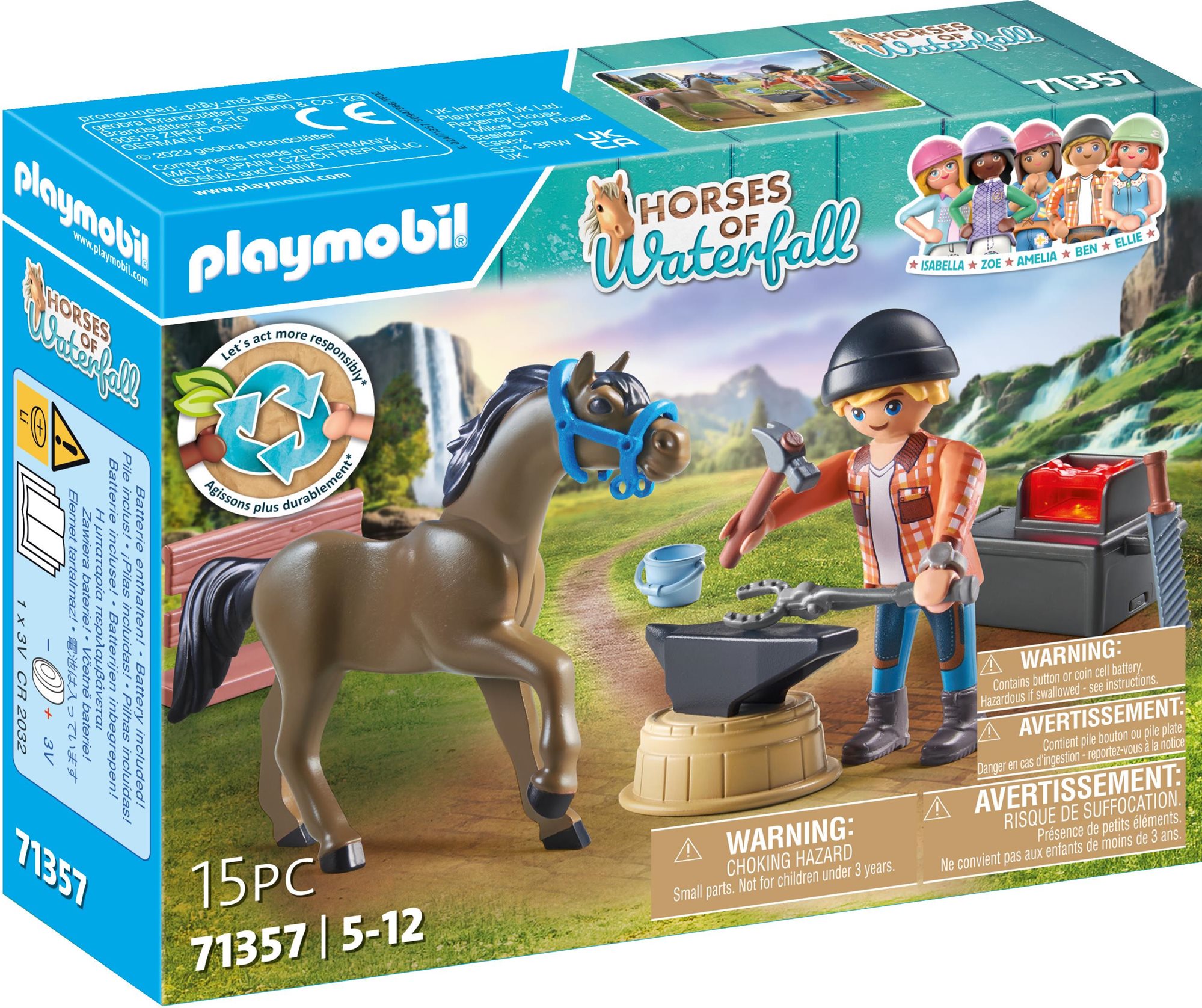 Playmobil Patkolókovács Ben & Achilles 71357 Építőjáték