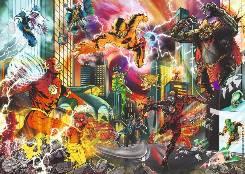 DC Comics: Flash 1000 dielikov Puzzle