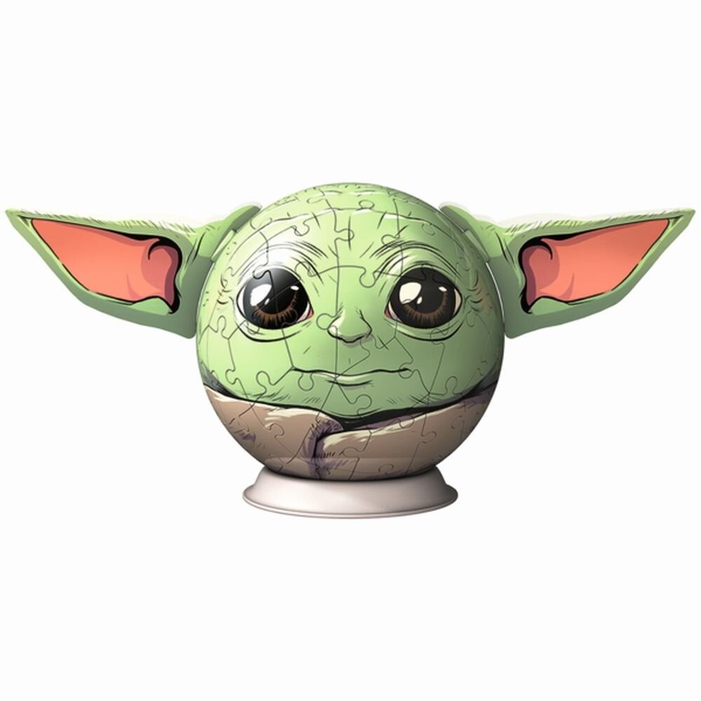 Puzzle-Ball Star Wars: Baby Yoda mit Ohren 72 Teile 3D Puzzle