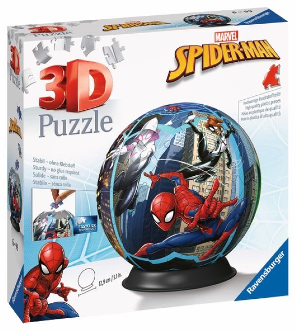 Puzzle-Ball Spiderman 72 dielikov 3D puzzle