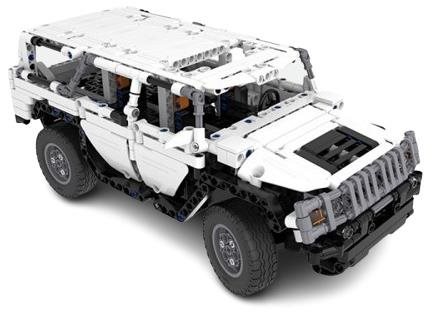 CaDA RC stavebnica Hummer H2 Warrior 325 dielikov Auto