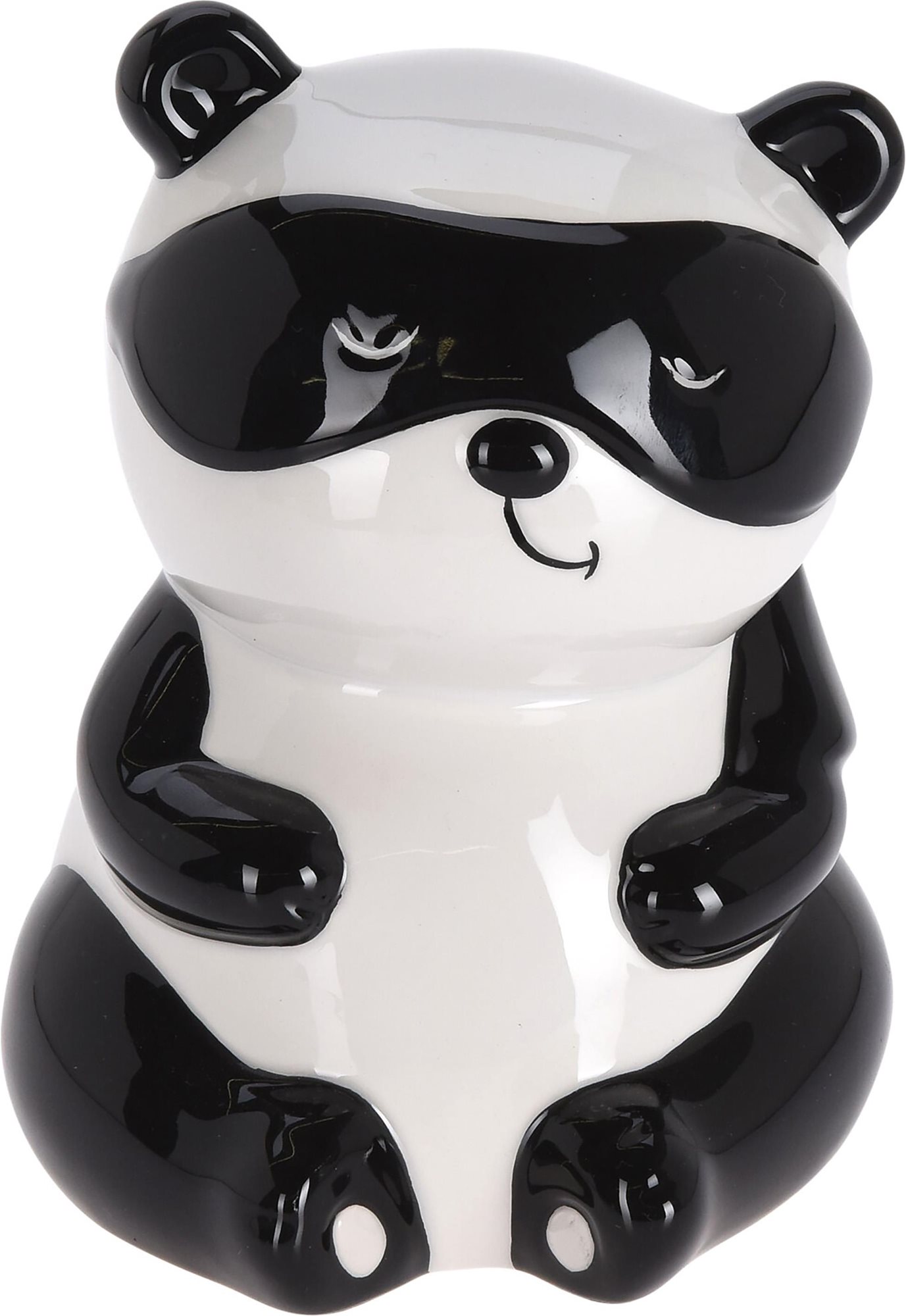 H&L Keramická pokladnička Panda biela/čierna Pokladnička