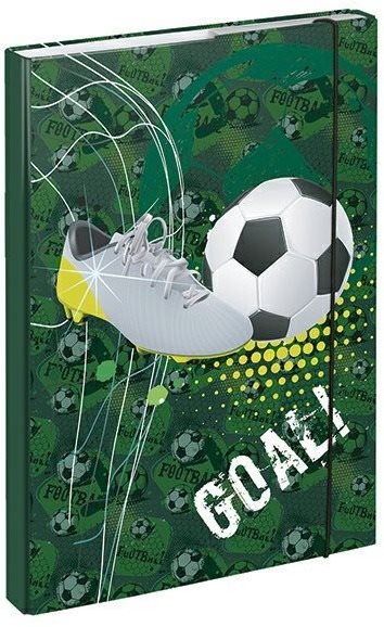 BAAGL Dosky na školské zošity A4 Futbal goal Školské dosky