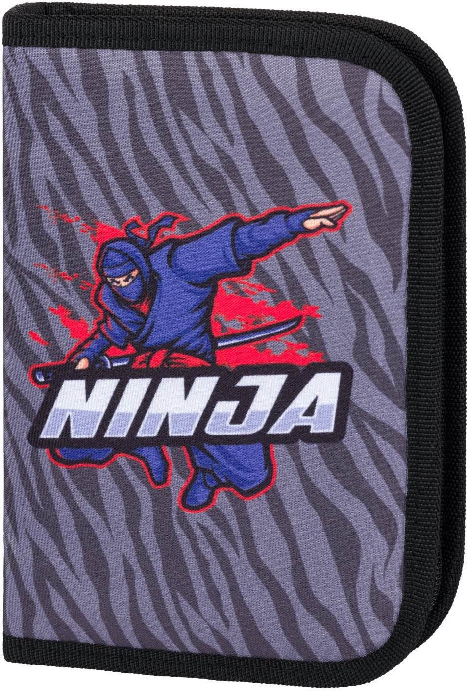 BAAGL Školní penál klasik dvě chlopně Ninja Penál