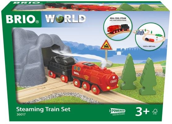 BRIO WORLD 36017 Karácsonyi vonatkészlet elemes gőzmozdonnyal...