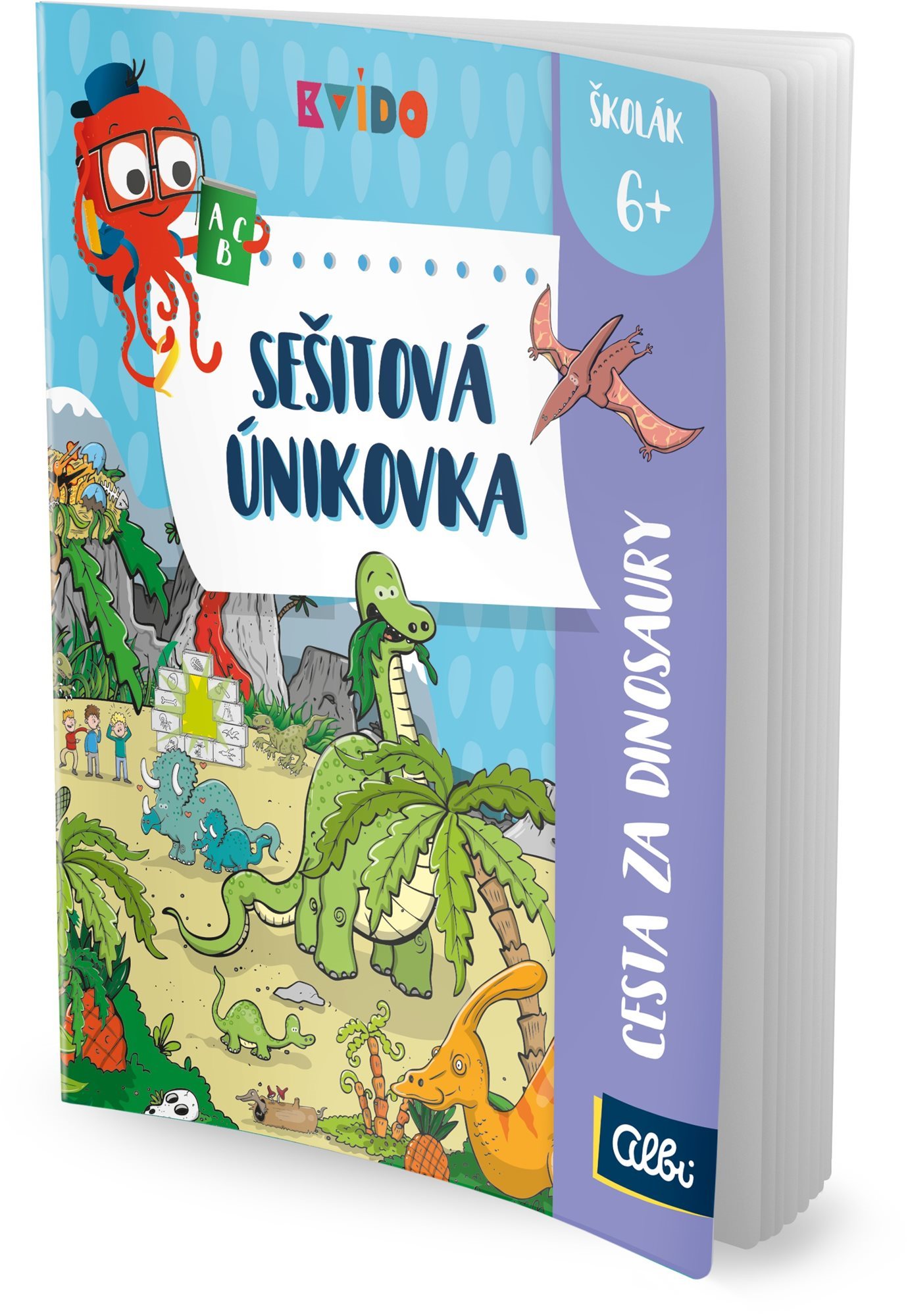 ALBI Kvído – Sešitová únikovka – Cesta za dinosaury CZ Stolová hra