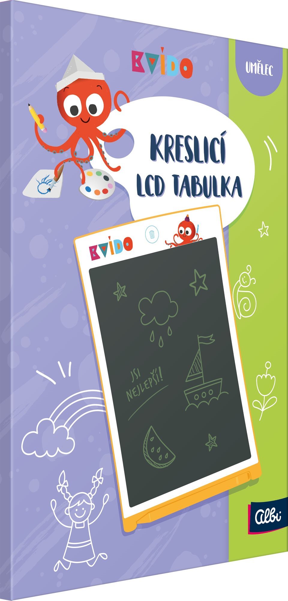 ALBI Kvído – Kresliaca LCD tabuľka Digitálny zápisník