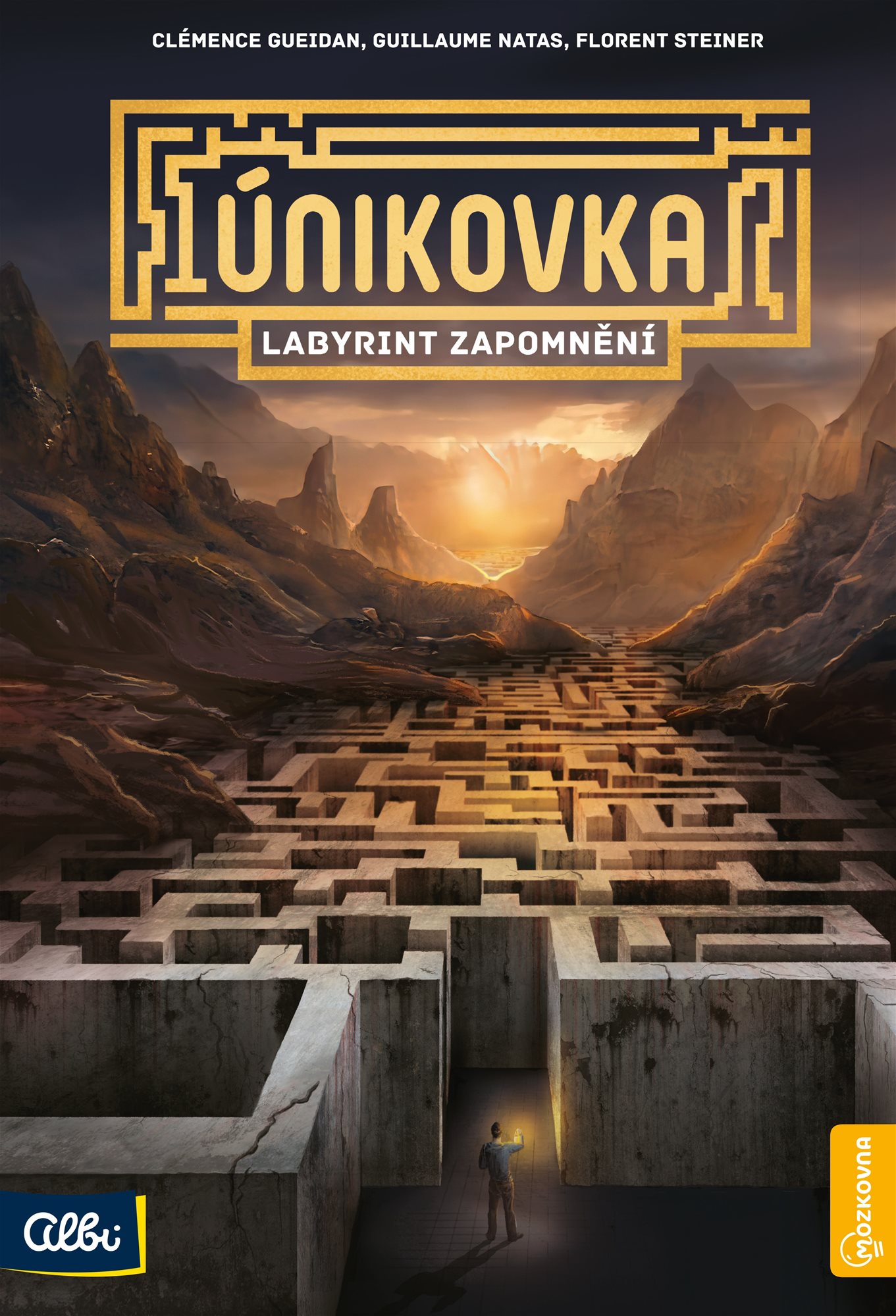 ALBI Kniha Labyrint zapomnění (Únikovka) CZ Kartová hra