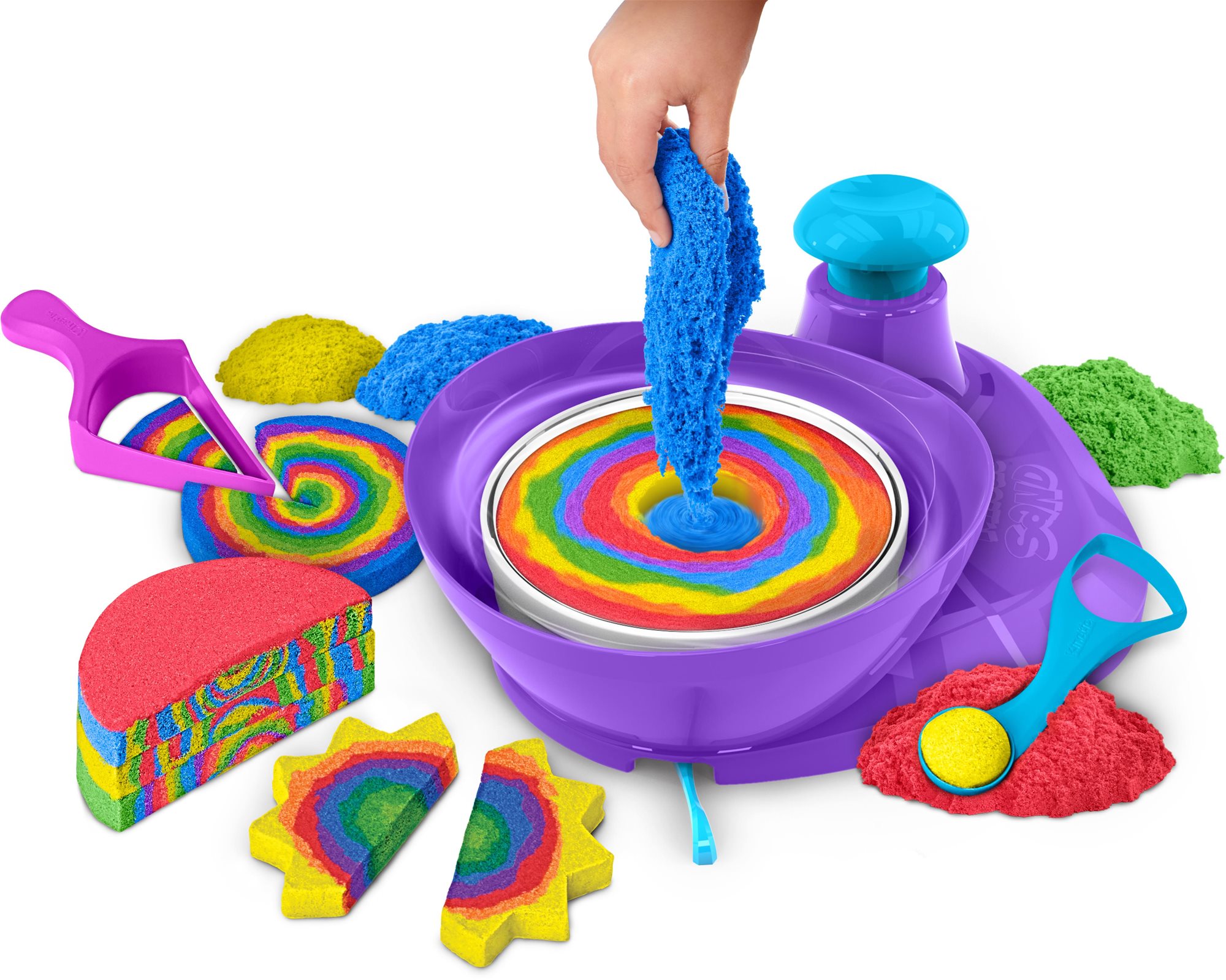 Kinetic sand Dúhový kolotoč Kinetický piesok