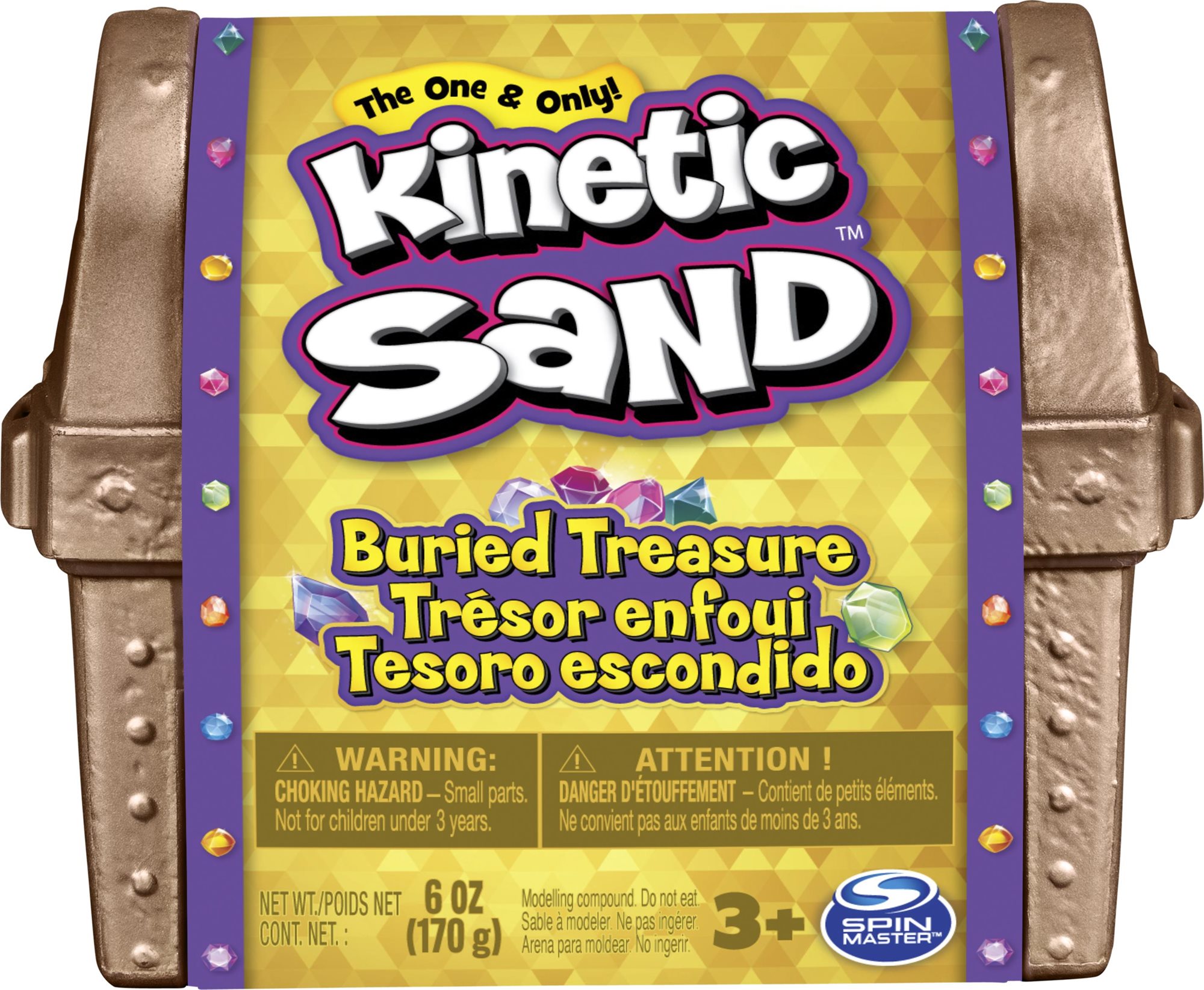 Kinetic sand Truhla s pokladom Kinetický piesok