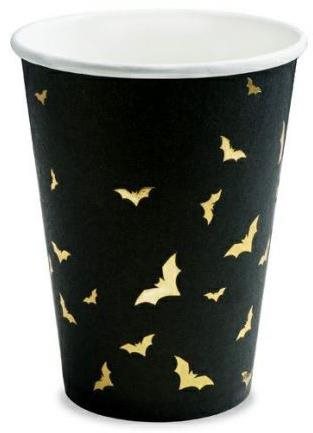 Papierové tégliky – netopiere – halloween – 220 ml – 6 ks Pohár na...