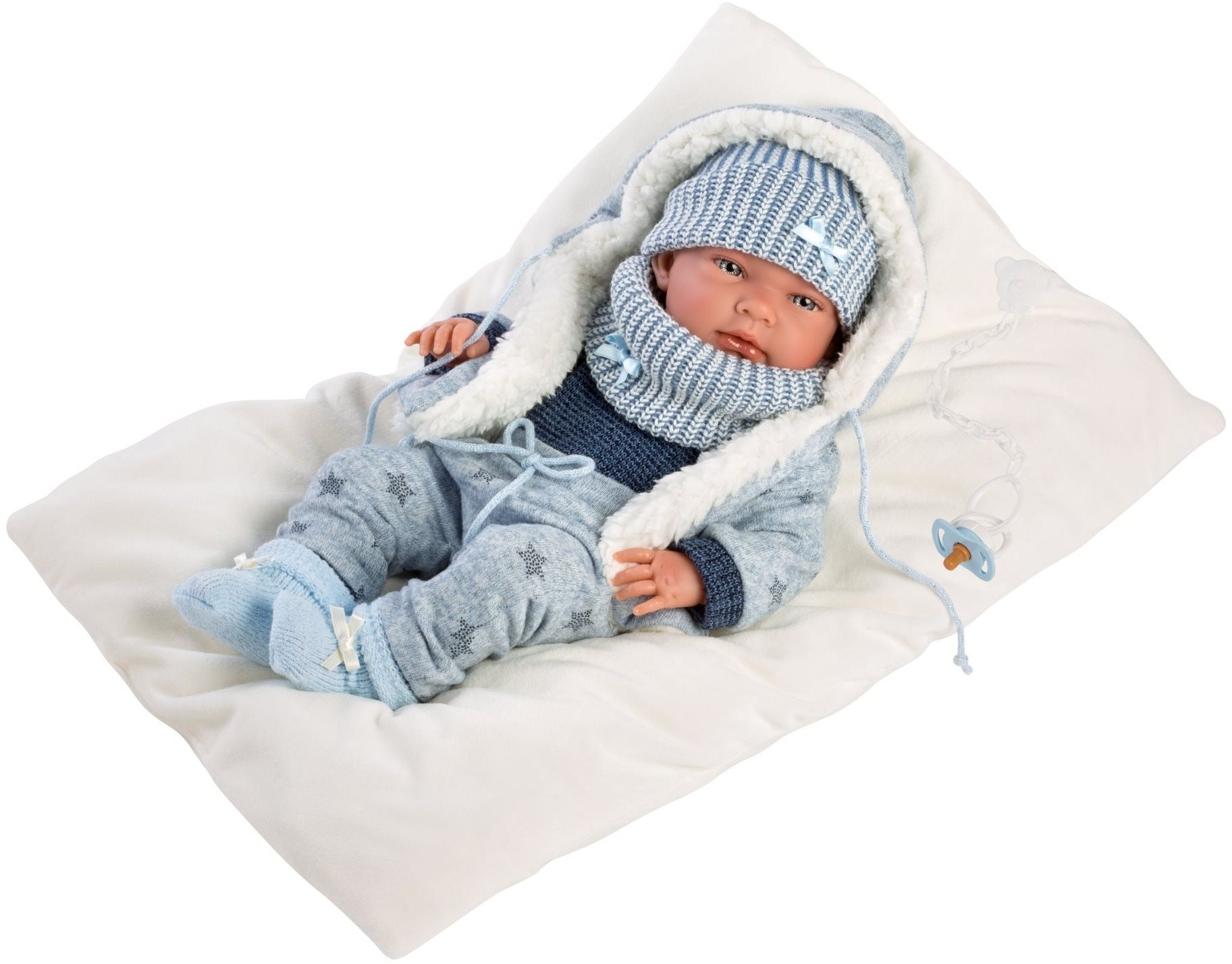 Llorens 73881 New Born Boy - Realistische Babypuppe mit...