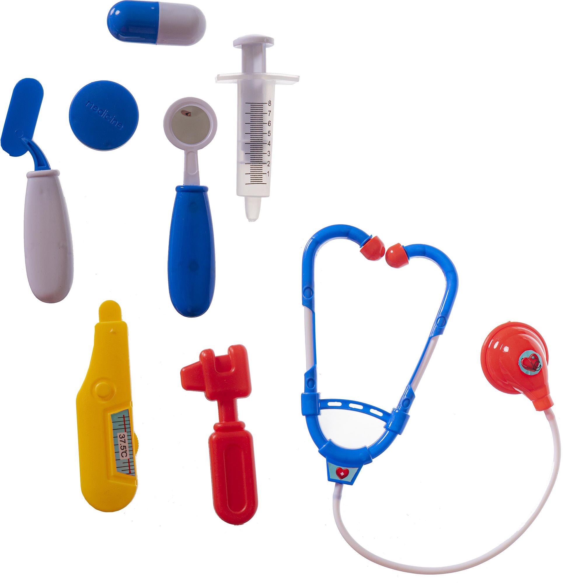 Teddies - Súprava Doktor v plastovom kufríku Detský lekársky kufrík