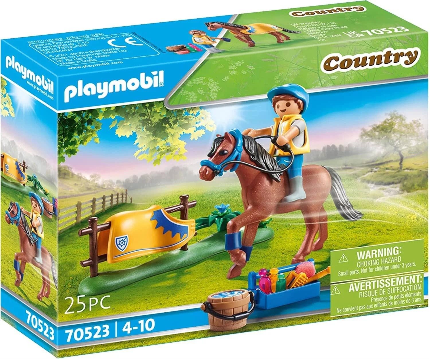 Playmobil Zberateľský poník ,,Welshské poníky" Stavebnica